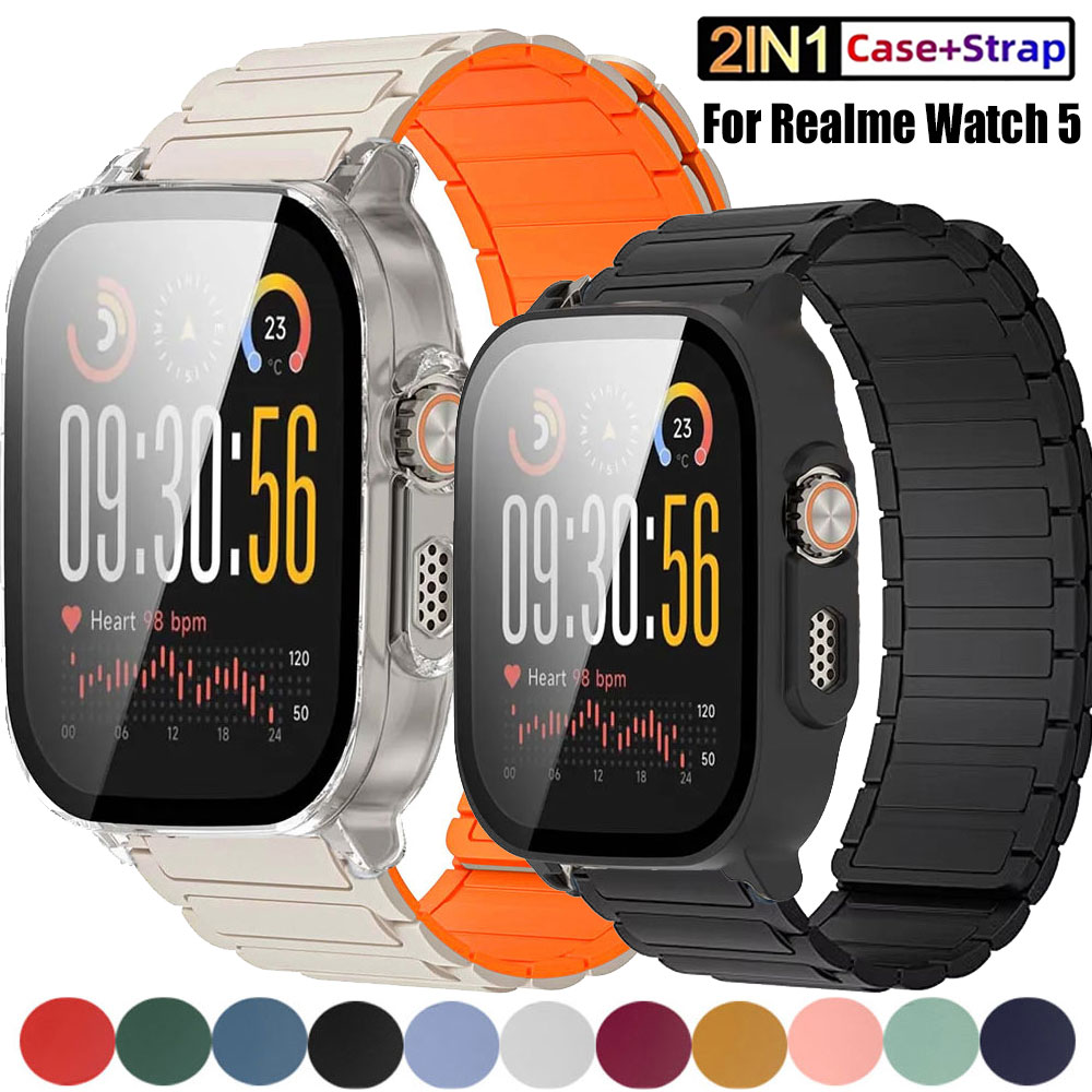 Watch S Realme - Magnetic Straps Clear Case For Realme