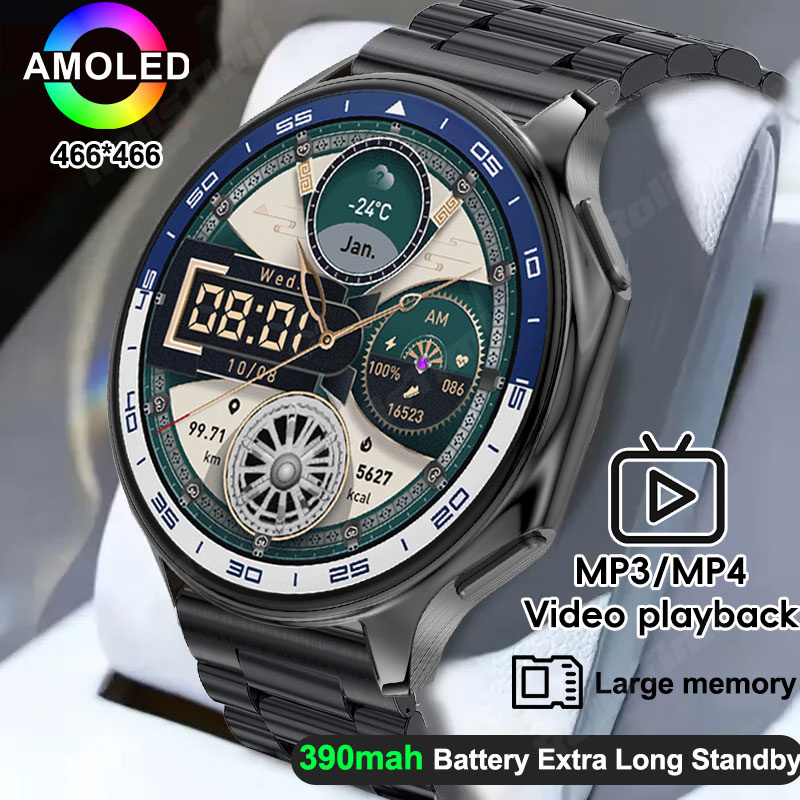 Smartwatch Timex Watches For Men - 1.43 AMOLED Smart Watch 3D Surround