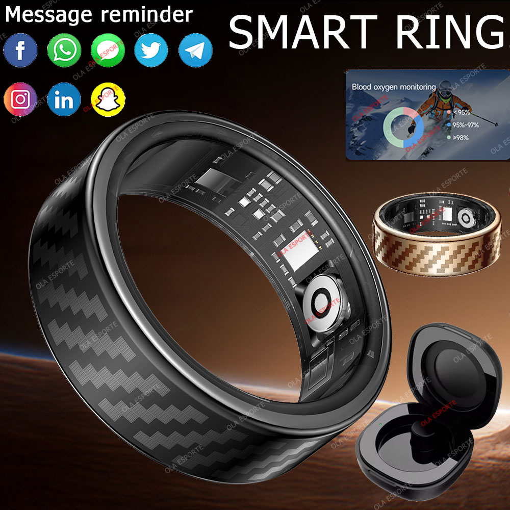 Smartwatch New Watches For Men - Newest Smart Ring Call Message Notification