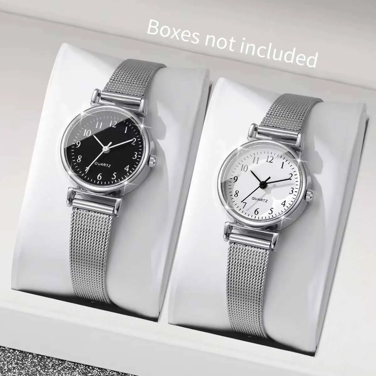 Mesh Stainless Strap - 1/2PCS Fashion Women Watches Simple Mesh