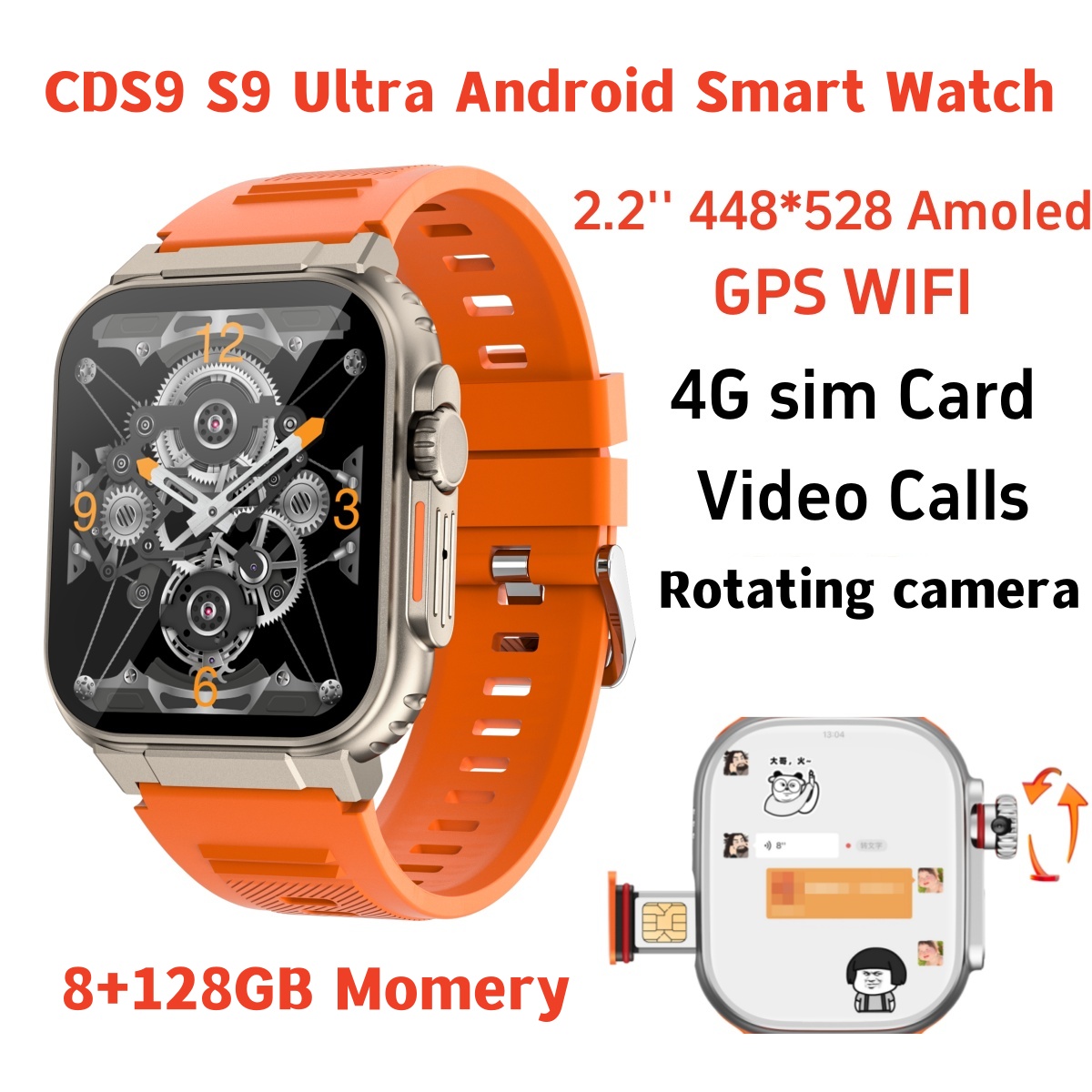Original S10 Smart Watch 4G/5G - đánh giá và giá Smartwatch Watches For Men Digital