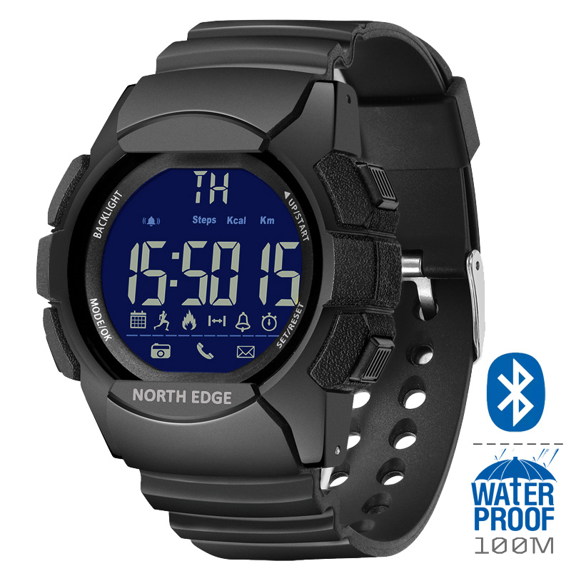 NORTH EDGE AK 100M Waterproof  - đánh giá và giá Smartwatch Watches For Men Digital