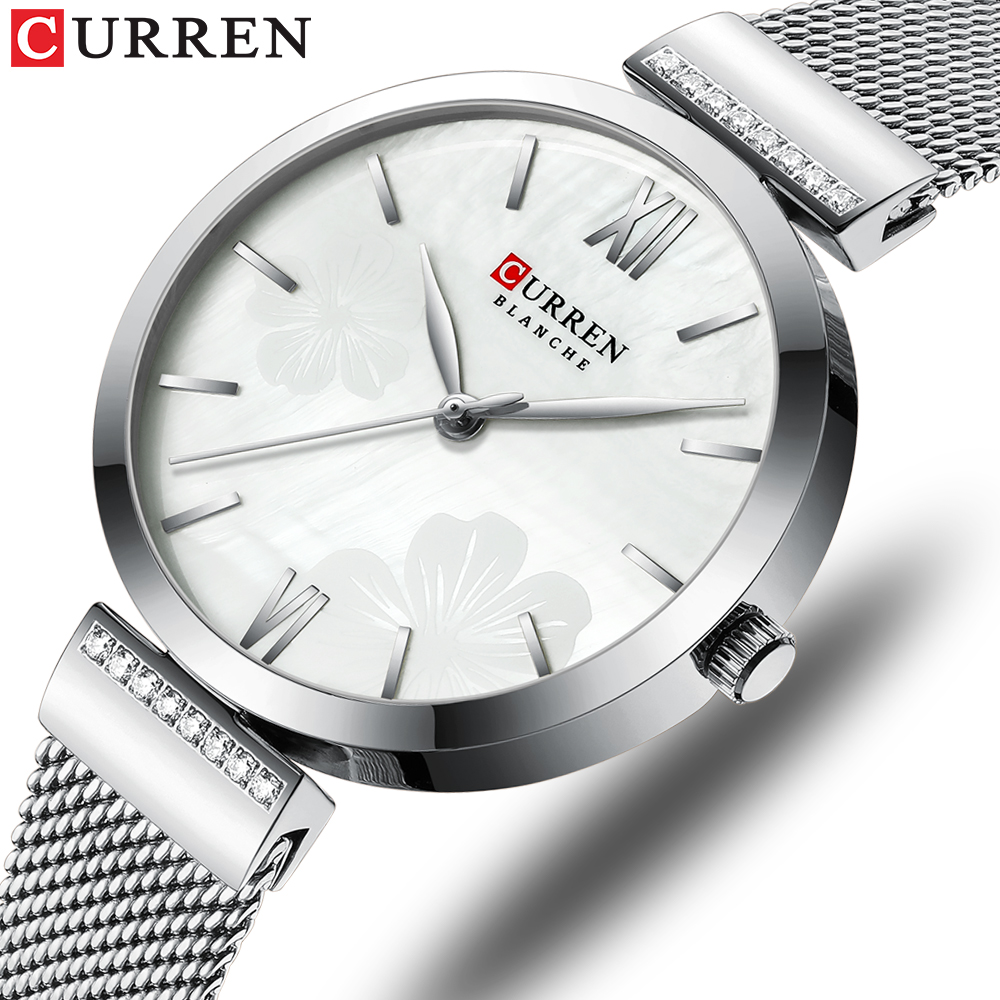 CURREN 9067 Minimalist Quartz  - đánh giá và giá Mesh Stainless Strap