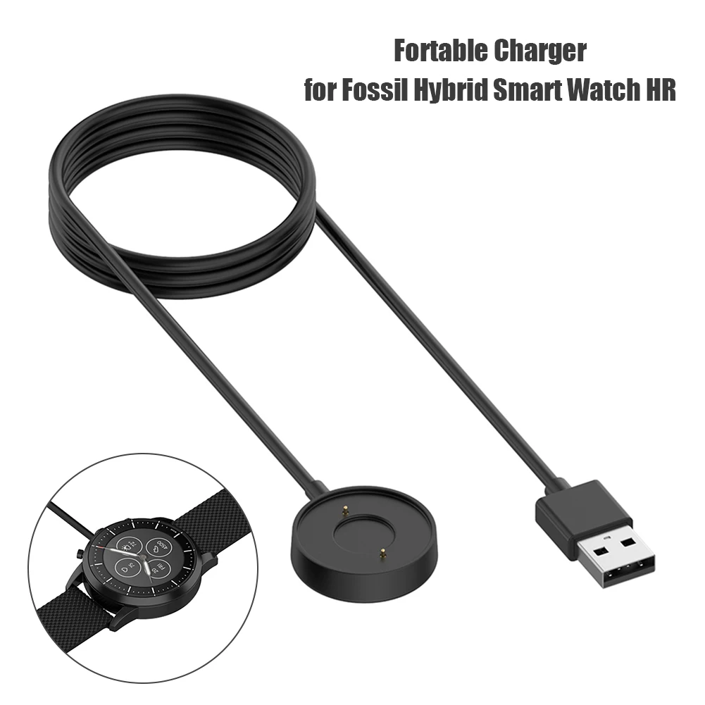 3 Feet Cable USB Charger Small - đánh giá và giá Fossil Watches Smartwatch Hybrid