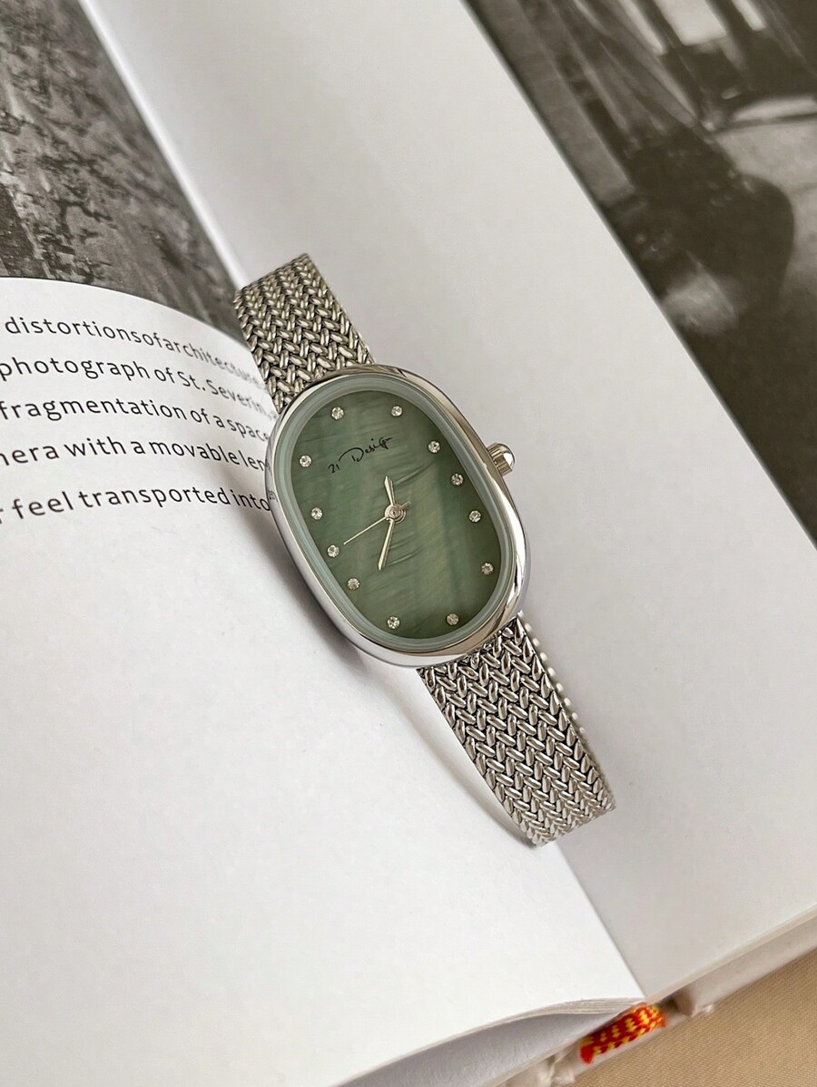 21design Oval-Shaped Mother Of - đánh giá và giá Mesh Stainless Strap