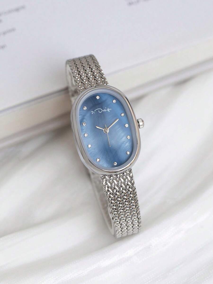 21design Oval-Shaped Mother Of - đánh giá và giá Mesh Stainless Strap