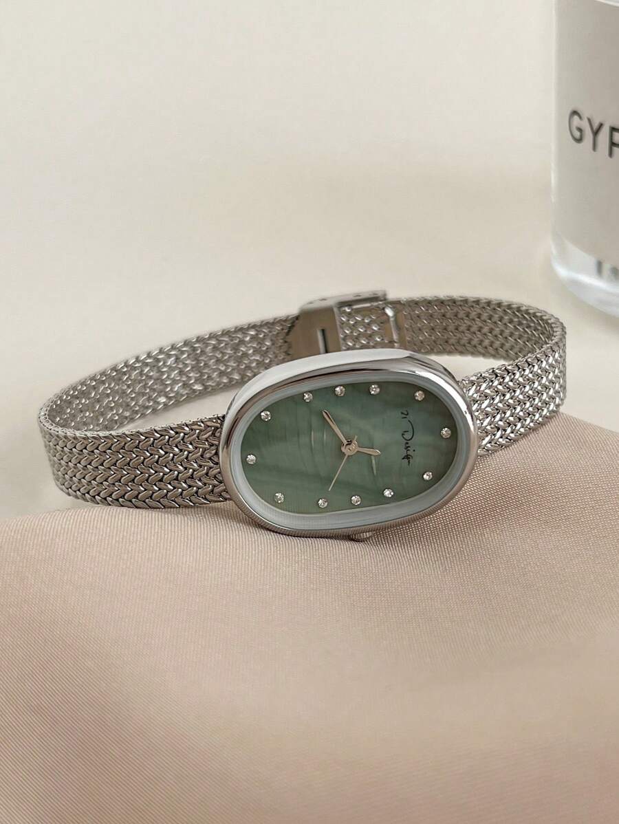21design Oval-Shaped Mother Of - đánh giá và giá Mesh Stainless Strap