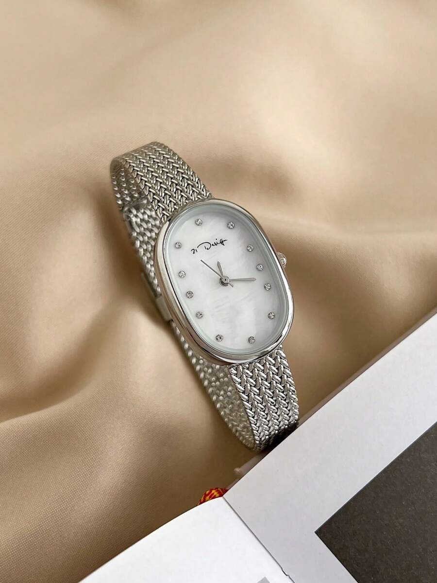 21design Oval-Shaped Mother Of - đánh giá và giá Mesh Stainless Strap
