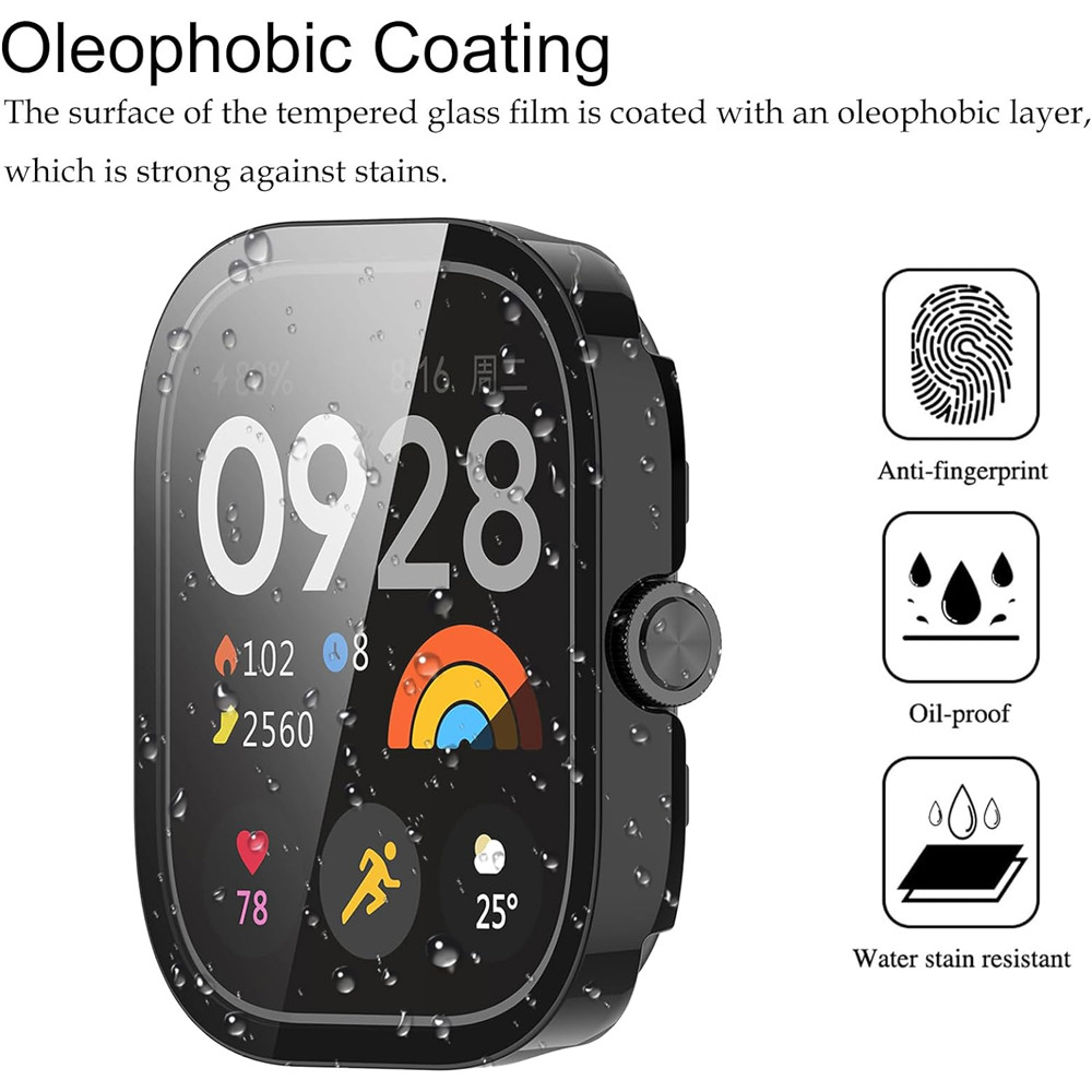 Tempered Glass+Case For Xiaomi - đánh giá và giá Smartwatch Watches For Mens