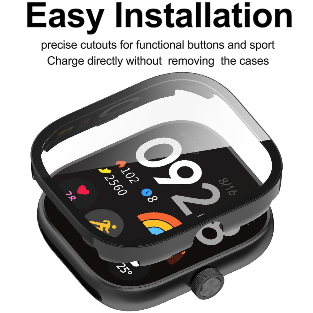 Tempered Glass+Case For Xiaomi - đánh giá và giá Smartwatch Watches For Mens