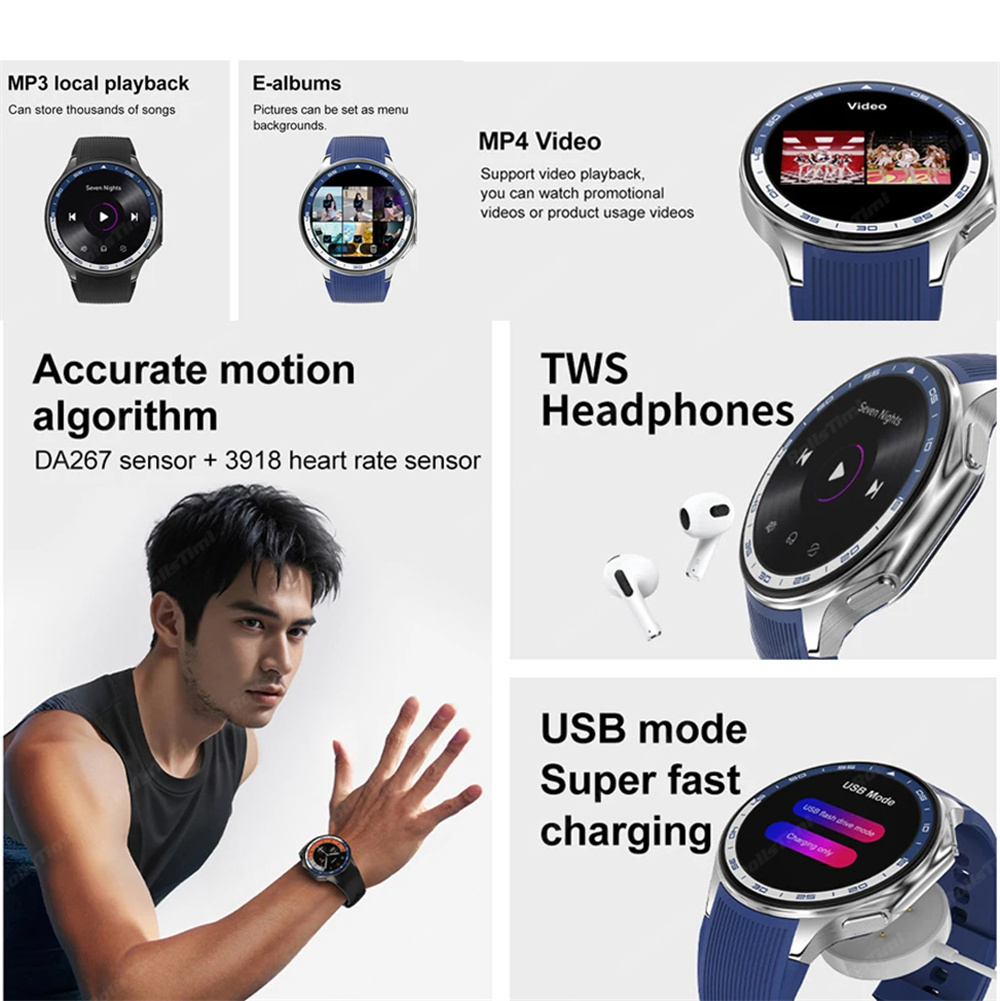 1.43 AMOLED Smart Watch 3D Sur - đánh giá và giá Smartwatch Timex Watches For Men