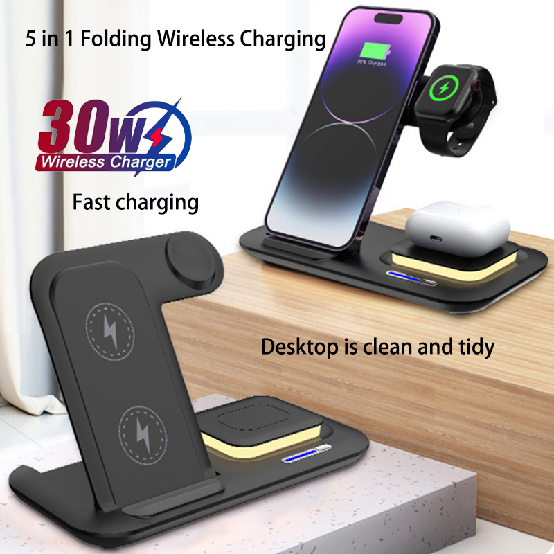 Hot 3 in 1 Foldable Wireless M - đánh giá và giá Smartwatch New Watches