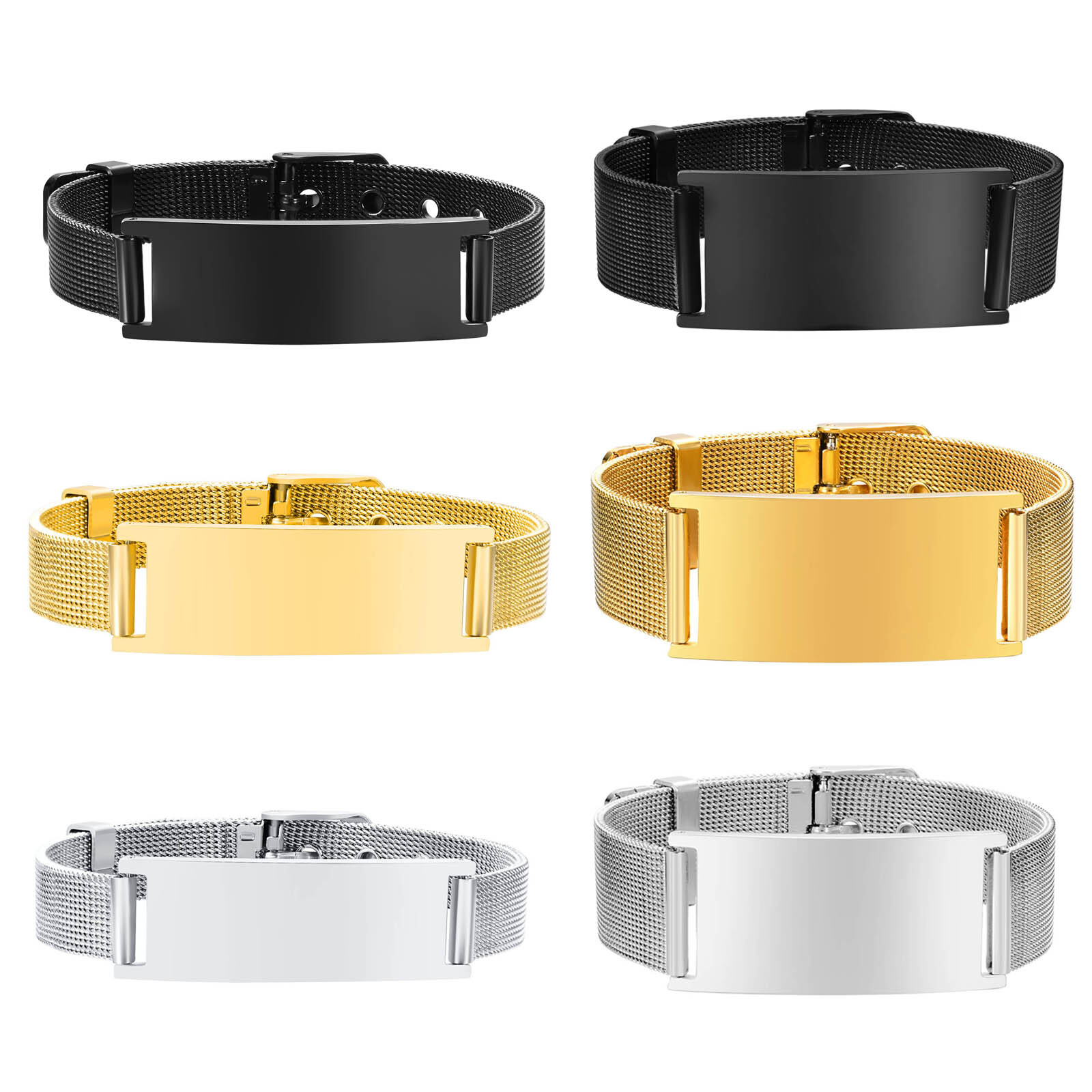 Personalized Photo Bracelet, S - đánh giá và giá Mesh Stainless Strap