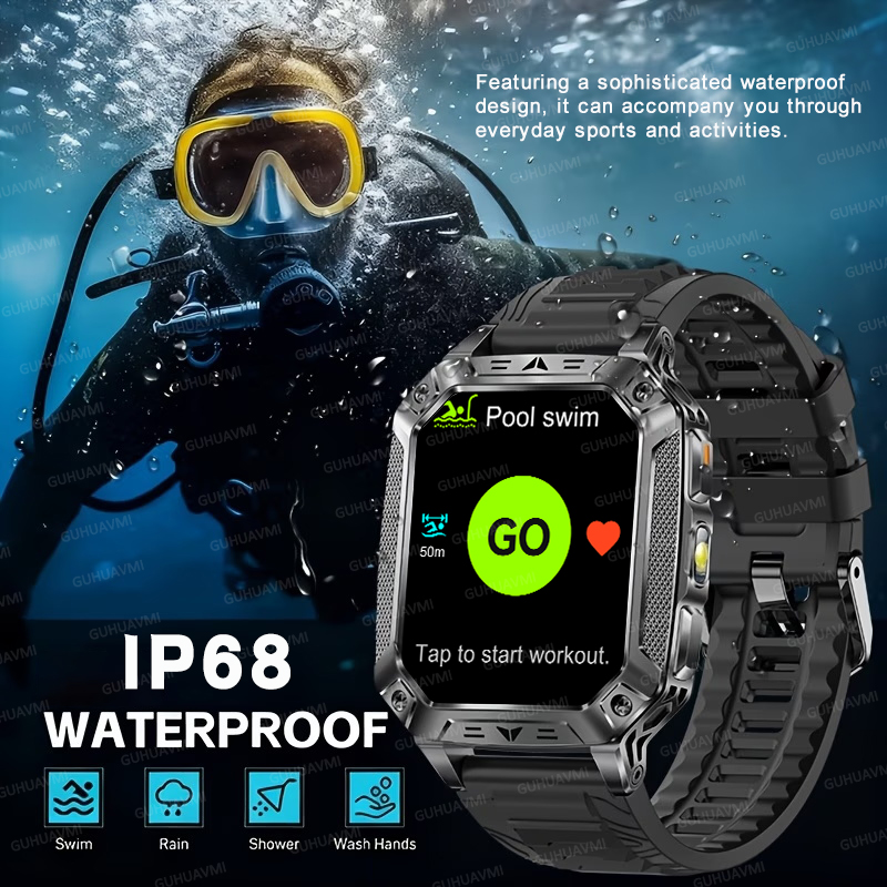 TANK Military 1400mAh Smart Wa - đánh giá và giá Heart Rate Gps Watch