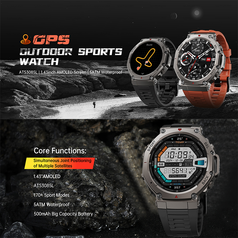 2026 Popular New Military GPS  - đánh giá và giá Heart Rate Gps Watch