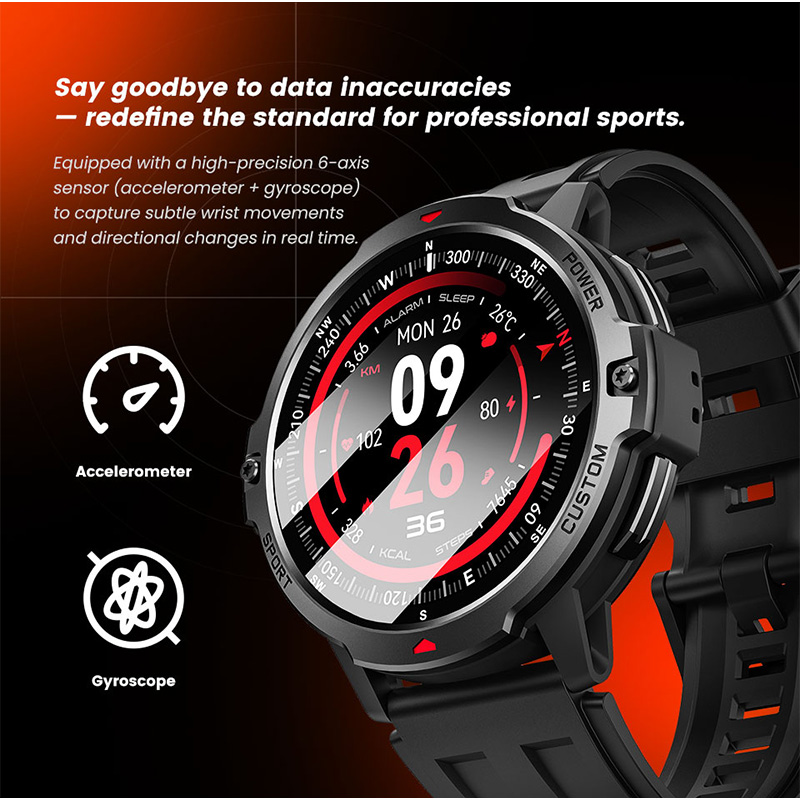NEW 6-Axis Gyroscope Military  - đánh giá và giá Smartwatch Timex Watches For Men