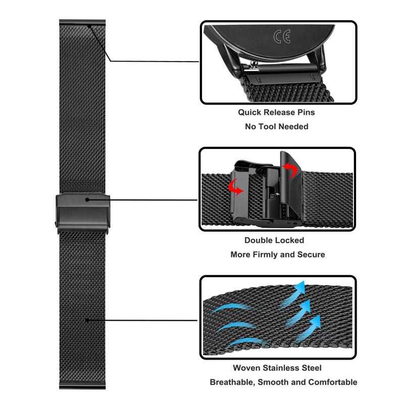 22mm Stainless Steel Strap For - đánh giá và giá Fossil Watches Smartwatch Hybrid